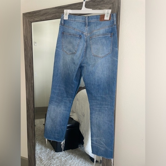 Madewell slim high rise distressed boyfriend jeans - Picture 4 of 5